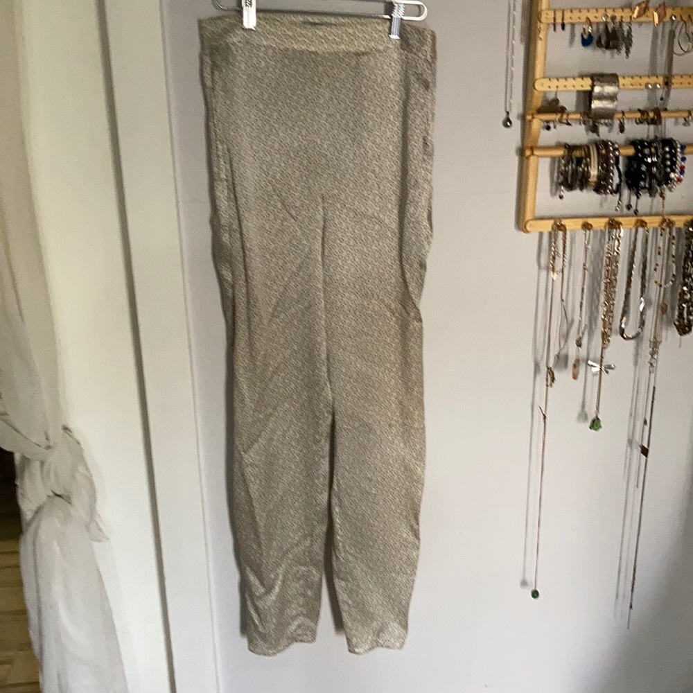 Rachel comey loungy silk flower pants 4